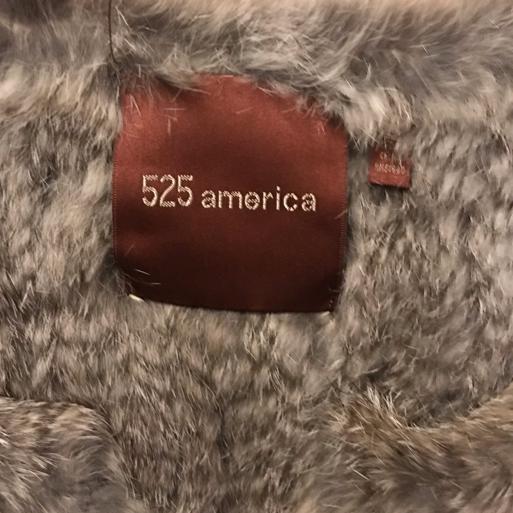 525 America Rabbit Fur Vest - Picture 5 of 6